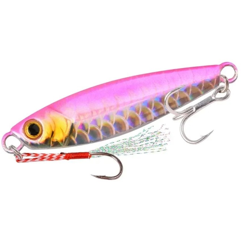 Shore Jigging Metal Jig Lure 3D Laser Printed Slow Jig Spoon 197 In For Sea Fishing 11