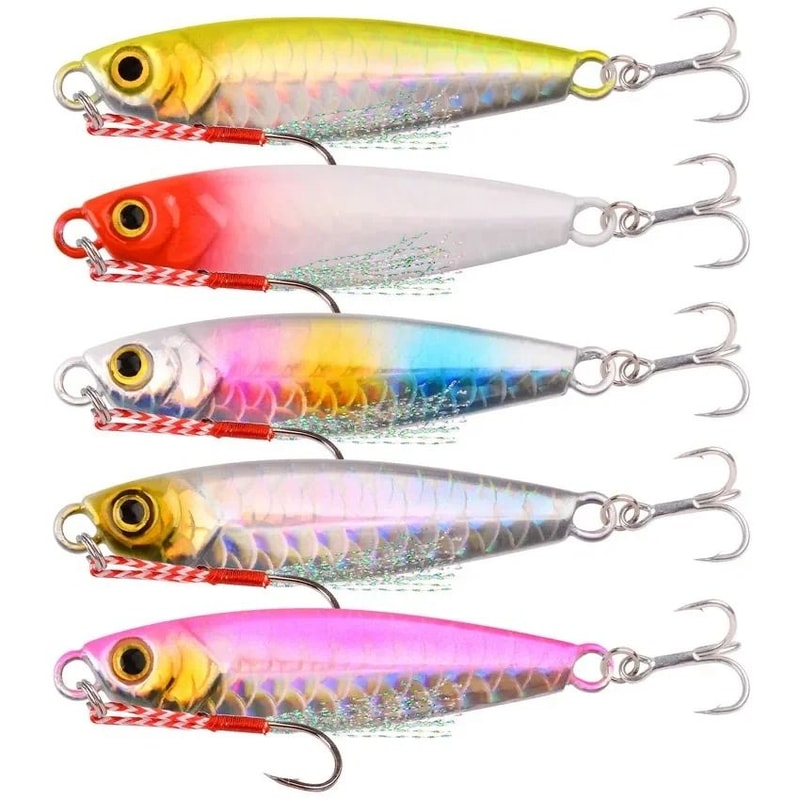 Shore Jigging Metal Jig Lure 3D Laser Printed Slow Jig Spoon 197 In For Sea Fishing 1