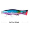 Big Game Saltwater Popper Fishing Lure Topwater Wobbler With 3D Eyes And Treble Hooks 9