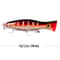 Big Game Saltwater Popper Fishing Lure Topwater Wobbler With 3D Eyes And Treble Hooks 10