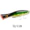 Big Game Saltwater Popper Fishing Lure Topwater Wobbler With 3D Eyes And Treble Hooks 13