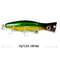 Big Game Saltwater Popper Fishing Lure Topwater Wobbler With 3D Eyes And Treble Hooks 8