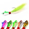 Bucktail Jig Head Lure With 3D Eyes Deer Hair Feather Hook For Bass And Saltwater Fishing 0