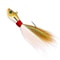 Bucktail Jig Head Lure With 3D Eyes Deer Hair Feather Hook For Bass And Saltwater Fishing 9