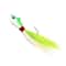 Bucktail Jig Head Lure With 3D Eyes Deer Hair Feather Hook For Bass And Saltwater Fishing 6
