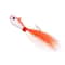 Bucktail Jig Head Lure With 3D Eyes Deer Hair Feather Hook For Bass And Saltwater Fishing 8