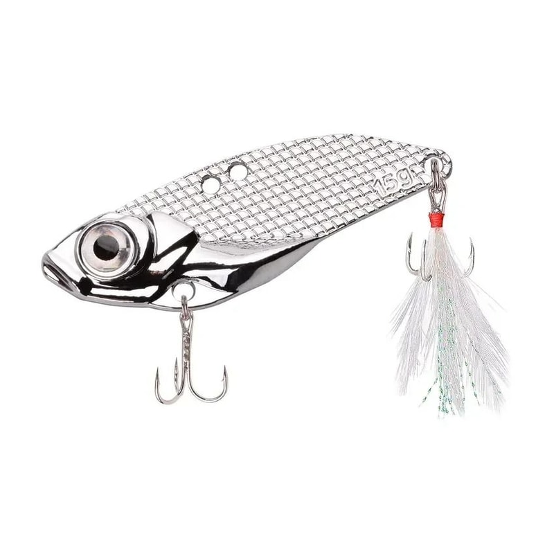 Metal VIB Vibration Fishing Lure Long Throw Sequin Tremor Bait For Bass And Predator Fish 8