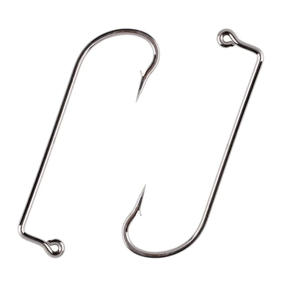 100 Piece High Carbon Steel Offset Jig Hooks 90 Degree Fishing Hooks For Soft Lures 4