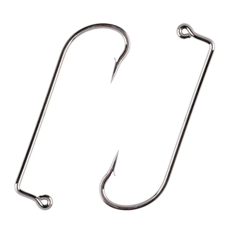 100 Piece High Carbon Steel Offset Jig Hooks 90 Degree Fishing Hooks For Soft Lures 4