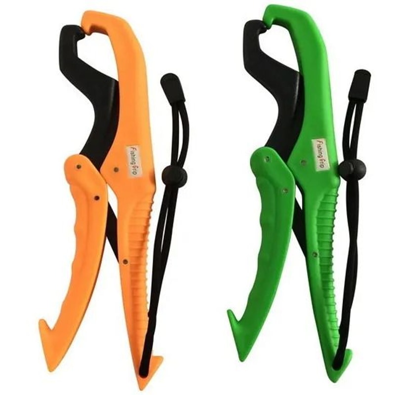 Portable Fish Lip Grip Clamp 6 In Lightweight ABS Fishing Gripper For Safe Fish Handling 0