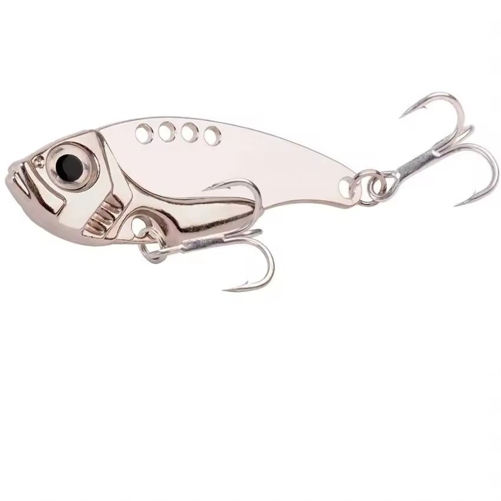 Metal VIB Blade Fishing Lure Sinking Vibration Spinner Bait With 3D Eyes For Bass Pike And Perch 9