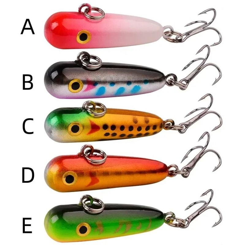 Mini Pencil Fishing Lure 118 In Topwater Stickbait Hard Bait For Bass And Trout 3