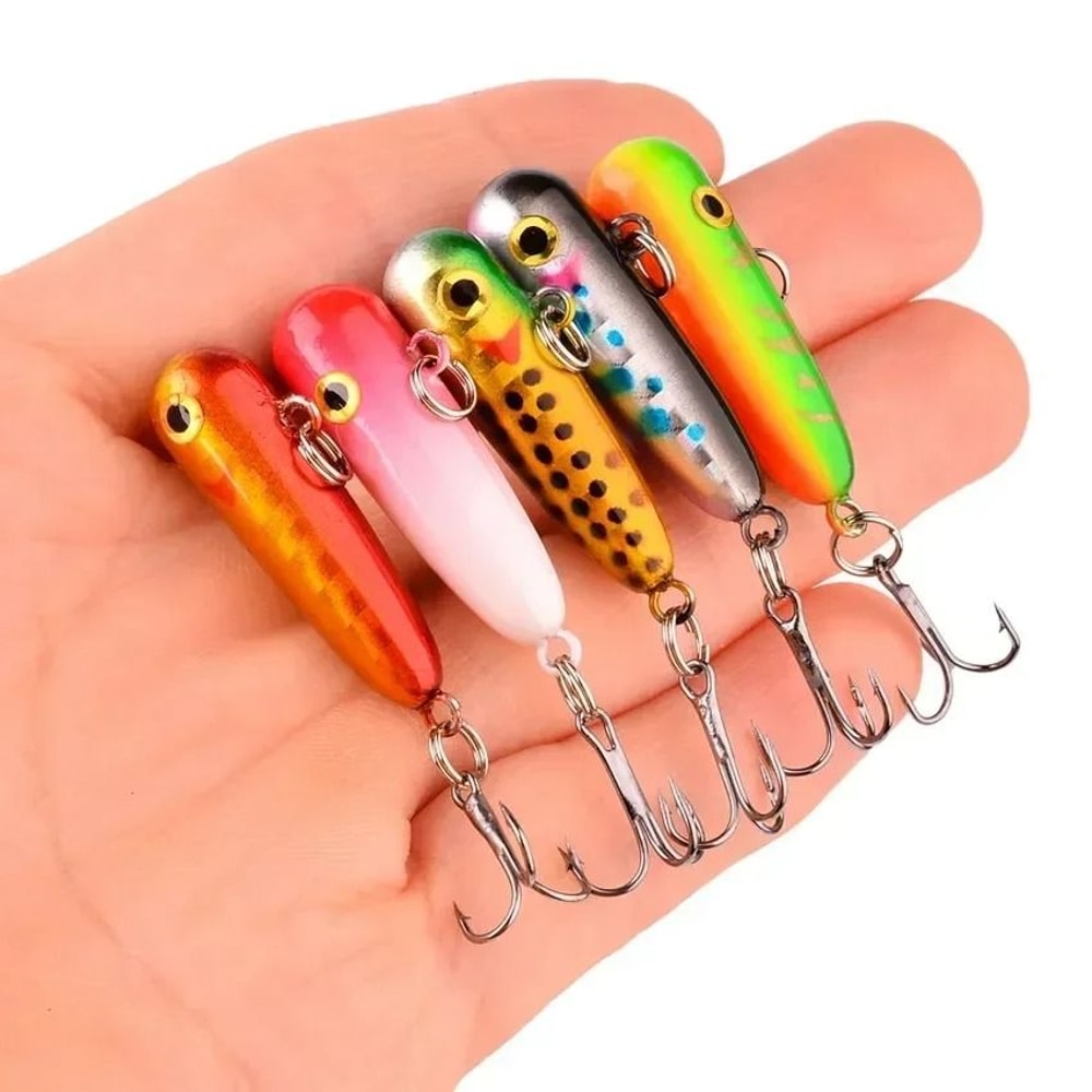 Mini Pencil Fishing Lure 118 In Topwater Stickbait Hard Bait For Bass And Trout 4