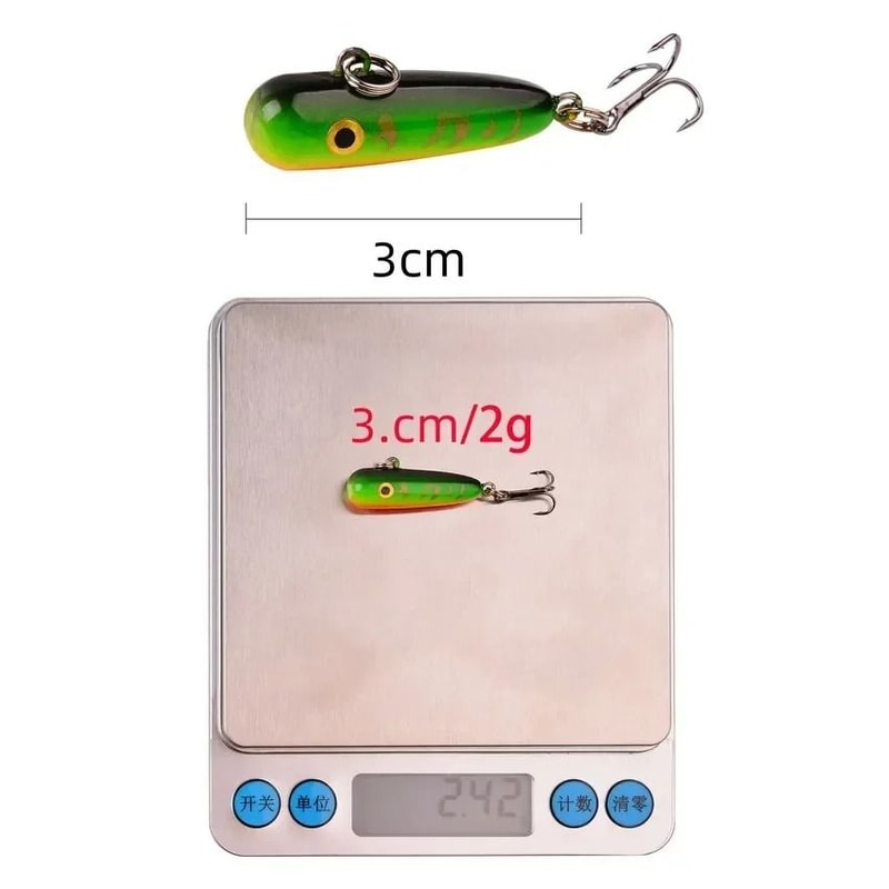 Mini Pencil Fishing Lure 118 In Topwater Stickbait Hard Bait For Bass And Trout 5