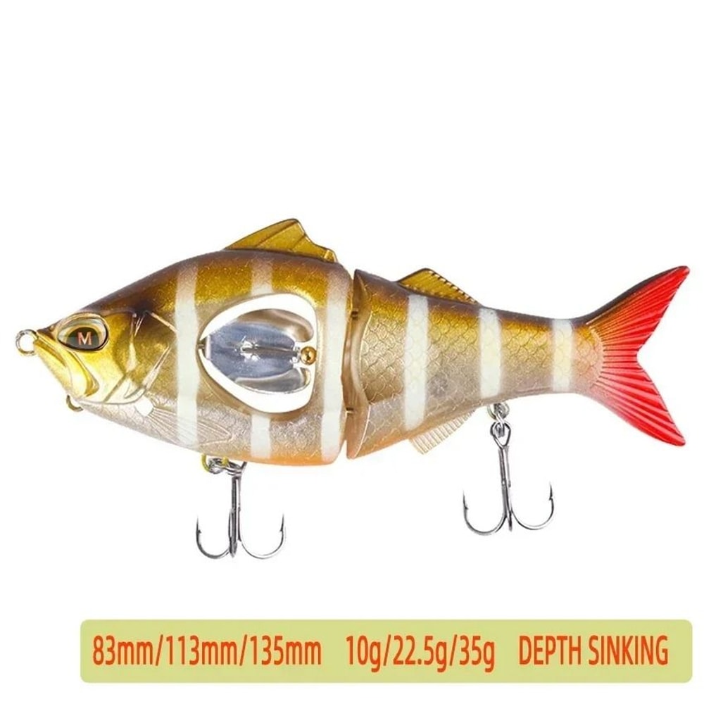 Slow Sinking Swimbait Glidebait Jerkbait With Propeller And Belly Blade 445 In To 531 In Predator F 9