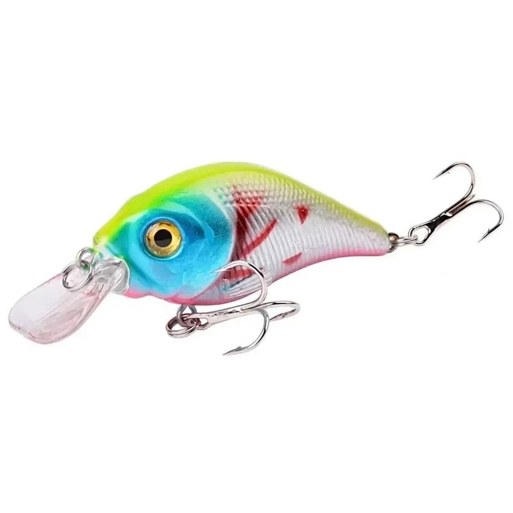 Hard VIB Minnow Fishing Lure 315 In Sinking Crankbait Wobbler With Treble Hooks And 3D Eyes 10
