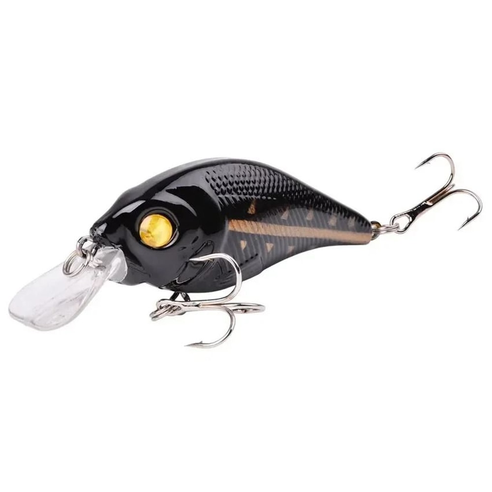 Hard VIB Minnow Fishing Lure 315 In Sinking Crankbait Wobbler With Treble Hooks And 3D Eyes 11