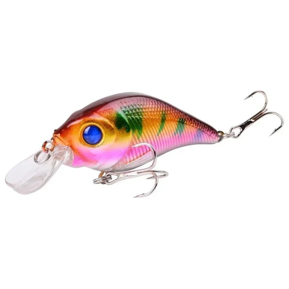Hard VIB Minnow Fishing Lure 315 In Sinking Crankbait Wobbler With Treble Hooks And 3D Eyes 12