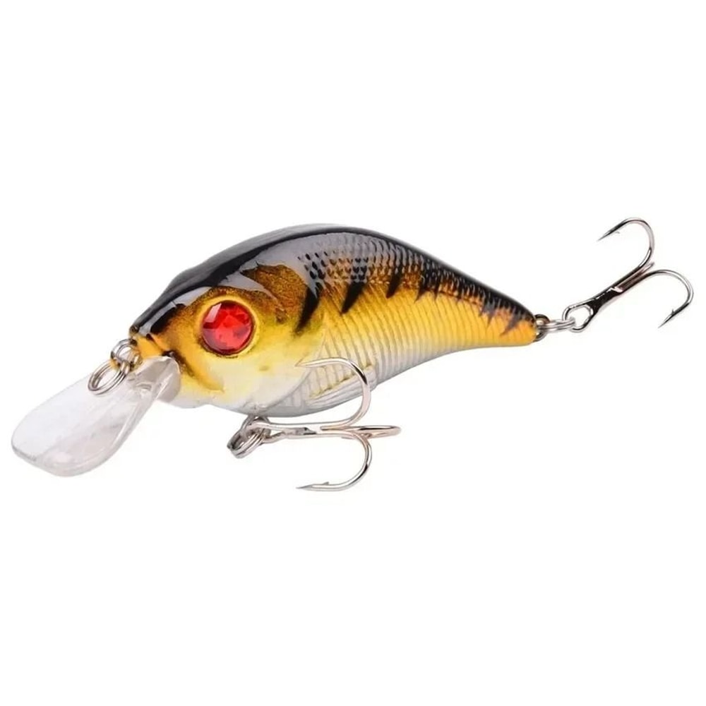 Hard VIB Minnow Fishing Lure 315 In Sinking Crankbait Wobbler With Treble Hooks And 3D Eyes 15
