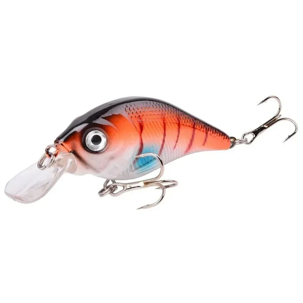 Hard VIB Minnow Fishing Lure 315 In Sinking Crankbait Wobbler With Treble Hooks And 3D Eyes 16