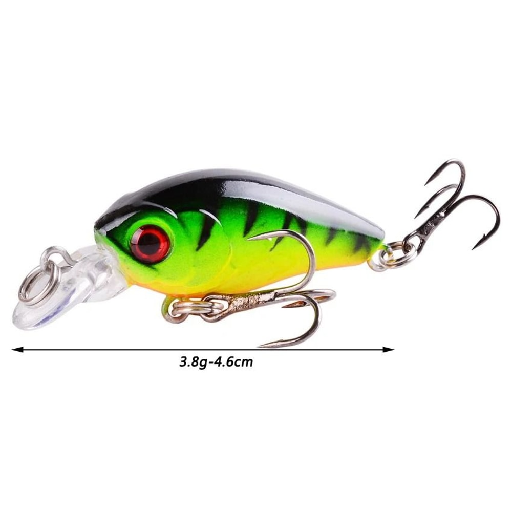 Hard VIB Minnow Fishing Lure 315 In Sinking Crankbait Wobbler With Treble Hooks And 3D Eyes 7