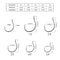 100Piece Barbed Carbon Steel Fishing Hook Set For River Shrimp And Lobster Fishing 1