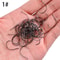 100Piece Barbed Carbon Steel Fishing Hook Set For River Shrimp And Lobster Fishing 3