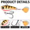 Metal VIB Spinner Fishing Lure With Rotating Tail 5g To 20g Vibration Bait For Bass And Trout 3