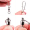 10Piece Reinforced Ball Bearing Fishing Swivel Connector Set With Interlock Snap 0 To 6 2