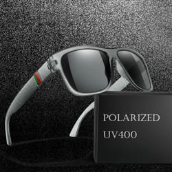 classic square polarized fishing sunglasses with large frame uv400 protection