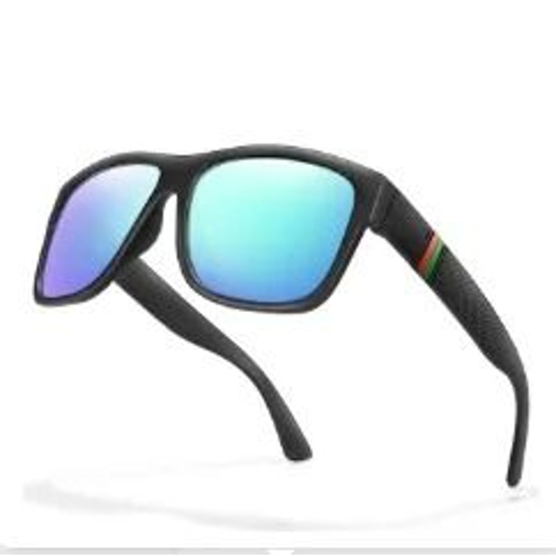 Classic Square Polarized Fishing Sunglasses With Large Frame UV400 Protection 12