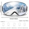 UV400 AntiFog Outdoor Sports Ski Goggles With Changeable Lens For Snowboarding Cycling And Snowmobi 1