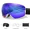 UV400 AntiFog Outdoor Sports Ski Goggles With Changeable Lens For Snowboarding Cycling And Snowmobi 14