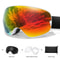 UV400 AntiFog Outdoor Sports Ski Goggles With Changeable Lens For Snowboarding Cycling And Snowmobi 16