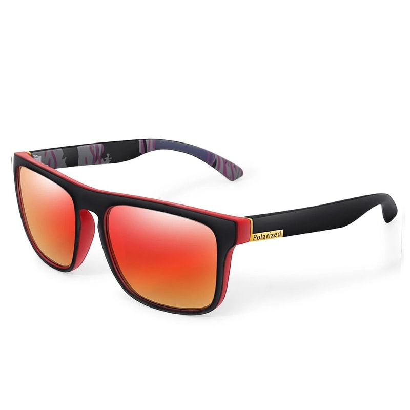 Retro Square Polarized Cycling Sunglasses With UV400 Protection And Night Vision Lens 9