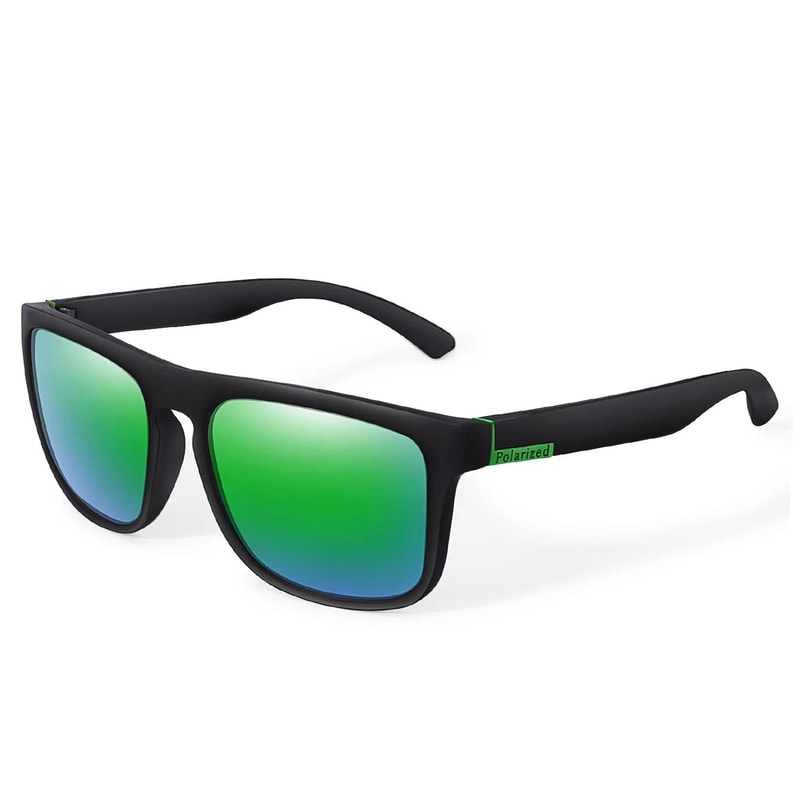 Retro Square Polarized Cycling Sunglasses With UV400 Protection And Night Vision Lens 10