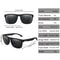 Retro Square Polarized Cycling Sunglasses With UV400 Protection And Night Vision Lens 1