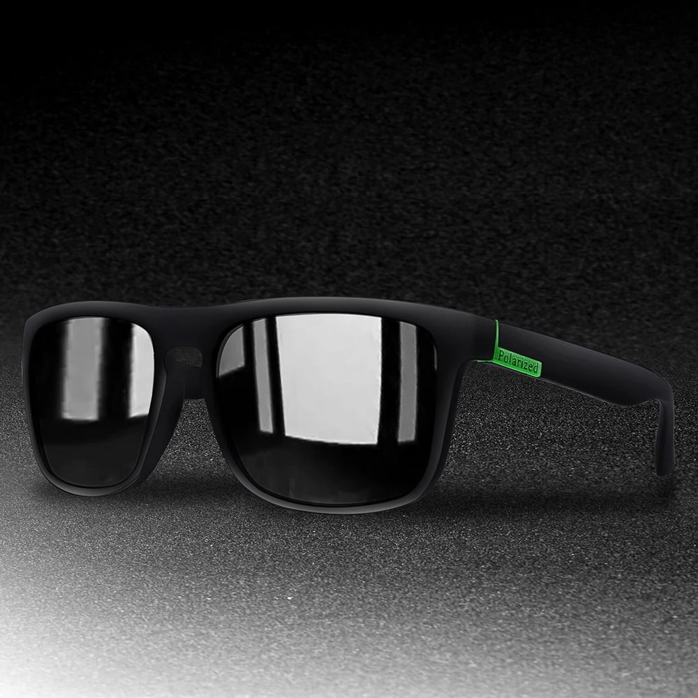 Retro Square Polarized Cycling Sunglasses With UV400 Protection And Night Vision Lens 2