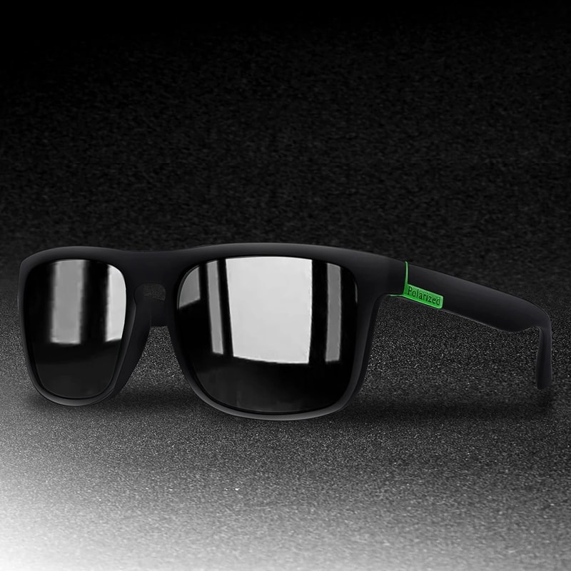 Retro Square Polarized Cycling Sunglasses With UV400 Protection And Night Vision Lens 2