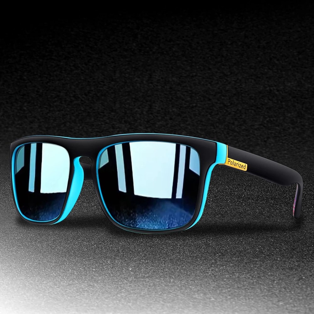 Retro Square Polarized Cycling Sunglasses With UV400 Protection And Night Vision Lens 3