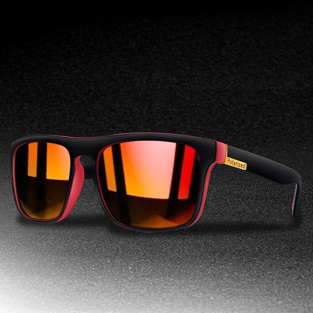 Retro Square Polarized Cycling Sunglasses With UV400 Protection And Night Vision Lens 4