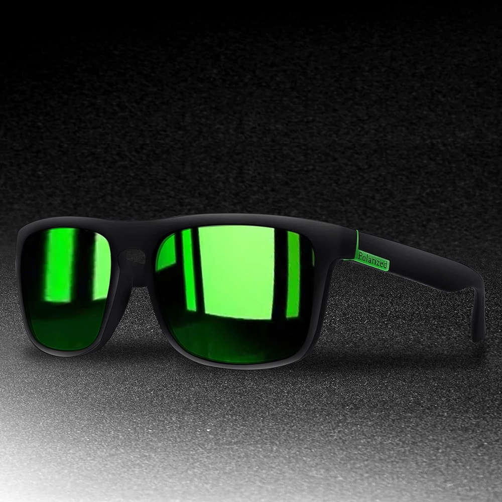 Retro Square Polarized Cycling Sunglasses With UV400 Protection And Night Vision Lens 5