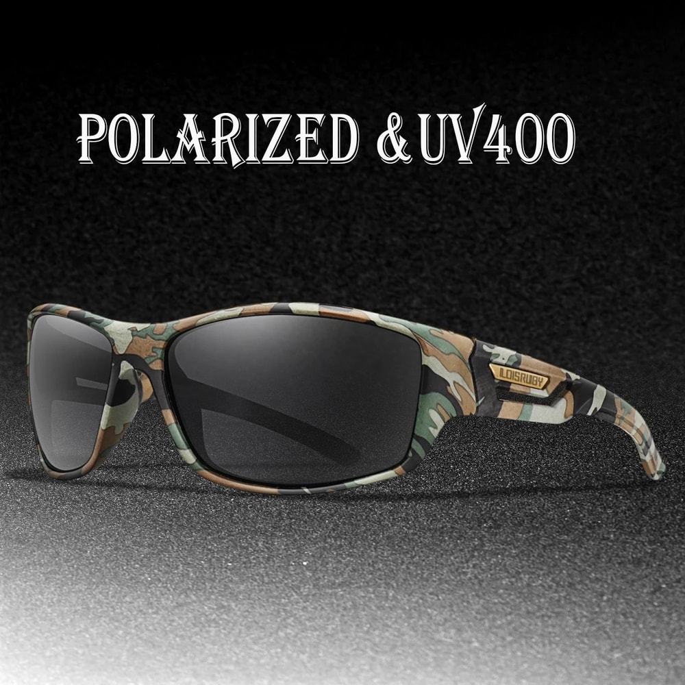 Camouflage Polarized Fishing Sunglasses With UV400 Protection For Driving Cycling And Outdoor Sport 3