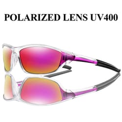 transparent frame polarized fishing sunglasses uv400 outdoor eyewear for men and women