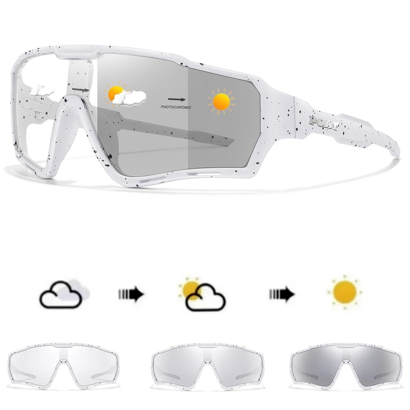 Photochromic Sports Cycling Sunglasses UV400 For MTB Biking Fishing And Running 11