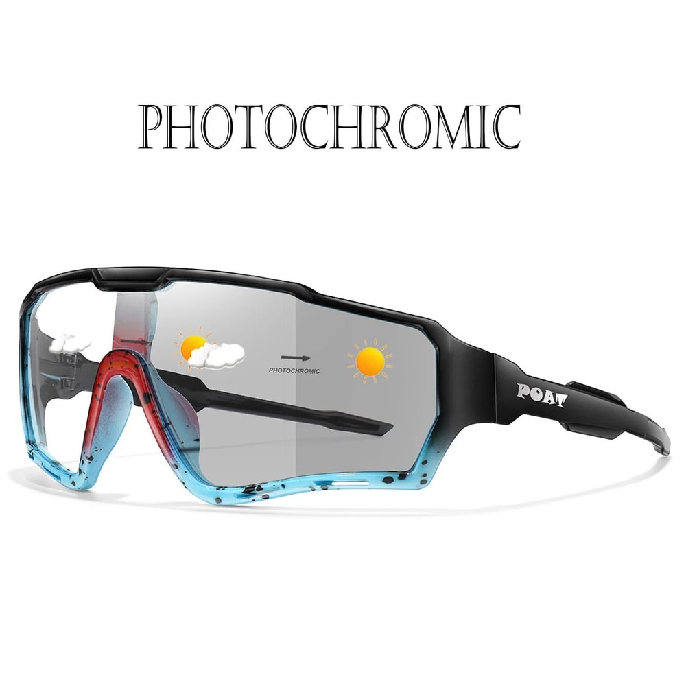 Photochromic Sports Cycling Sunglasses UV400 For MTB Biking Fishing And Running 3