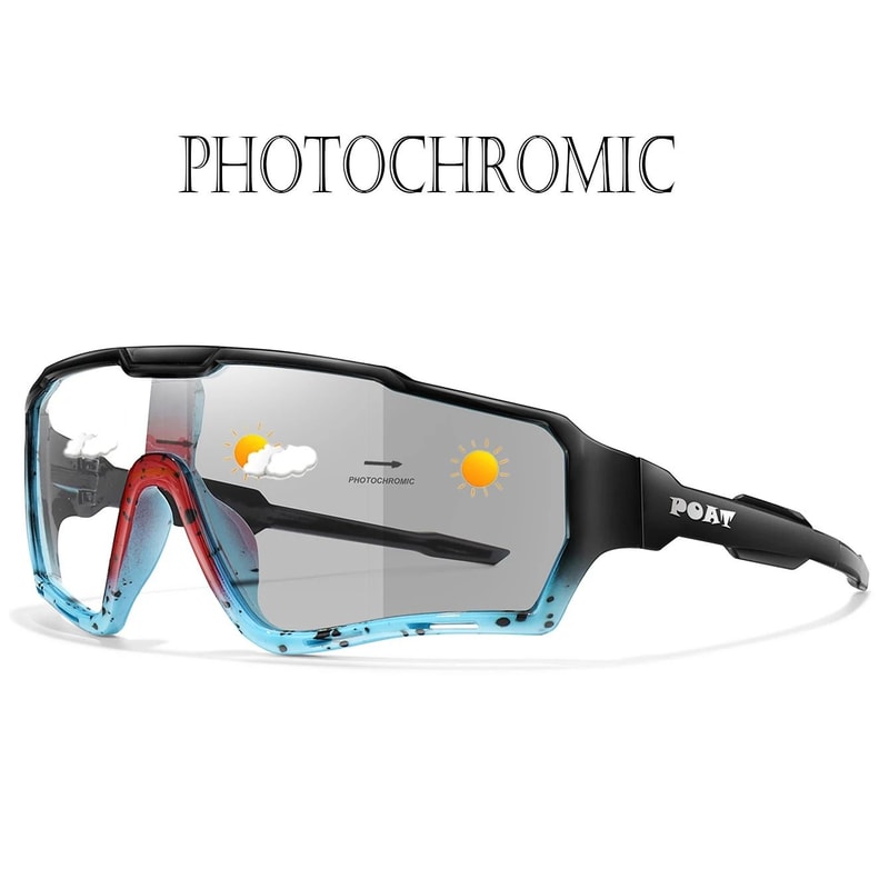 Photochromic Sports Cycling Sunglasses UV400 For MTB Biking Fishing And Running 3