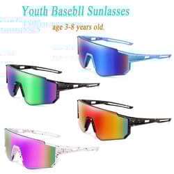 kids uv400 sport sunglasses for ages 3 to 8 outdoor baseball bicycle and camping eyewear
