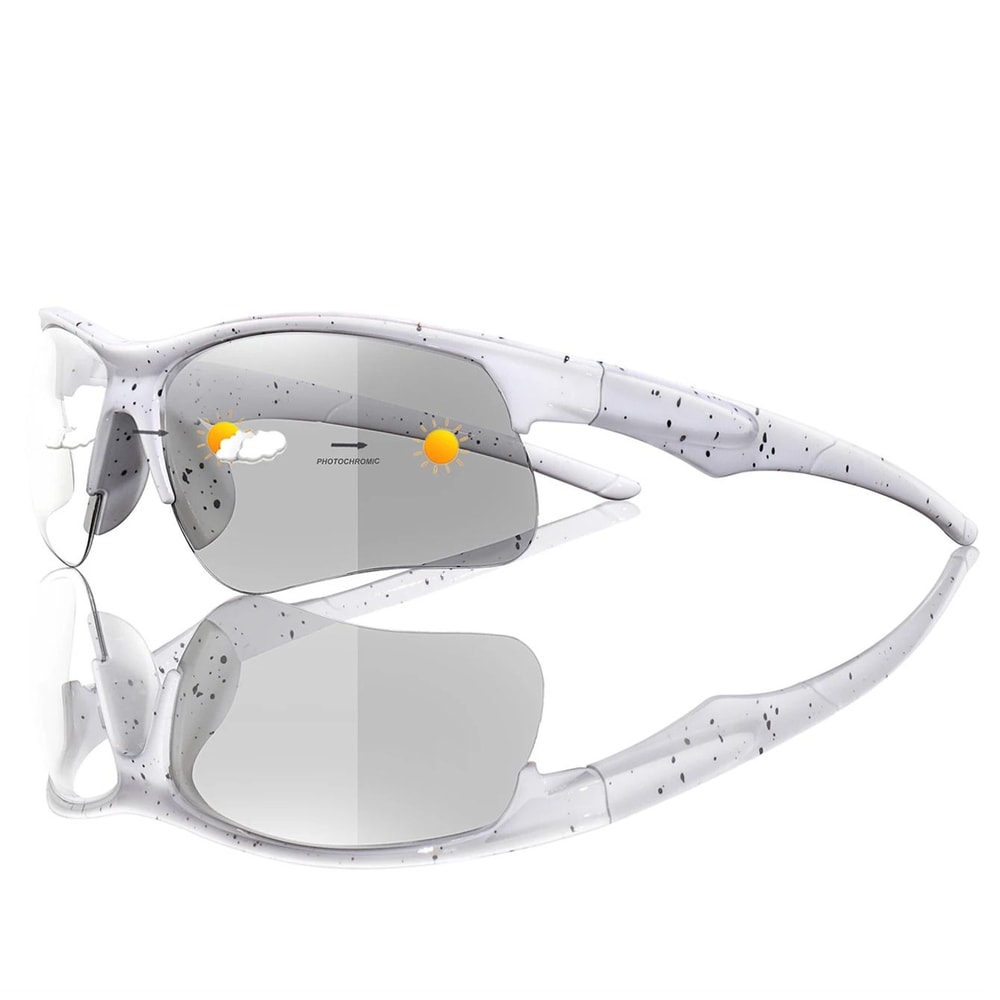 Photochromic Sports Sunglasses For Men And Women UV400 MTB Cycling Running Goggles 5