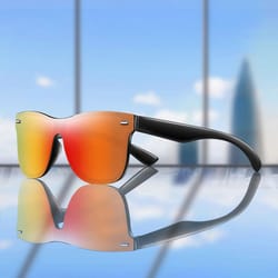 square uv400 windproof fashion sunglasses for men and women outdoor driving and cycling shades